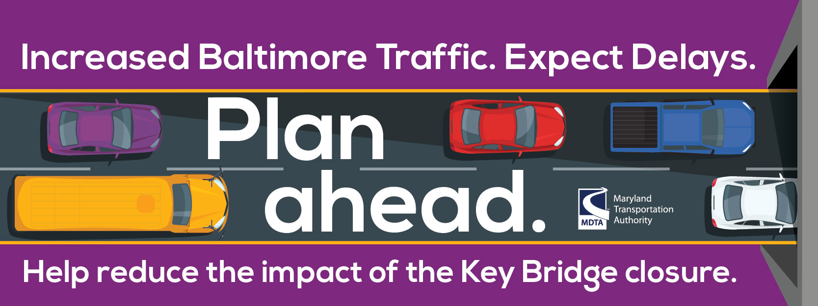 Help reduce the impact of the Key bridge closure.