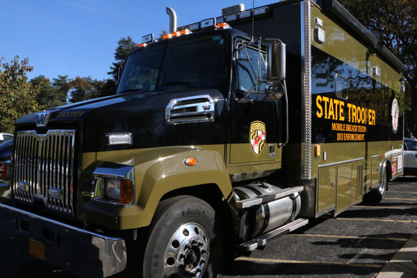 State Trooper Mobile Response Unit Vehicle