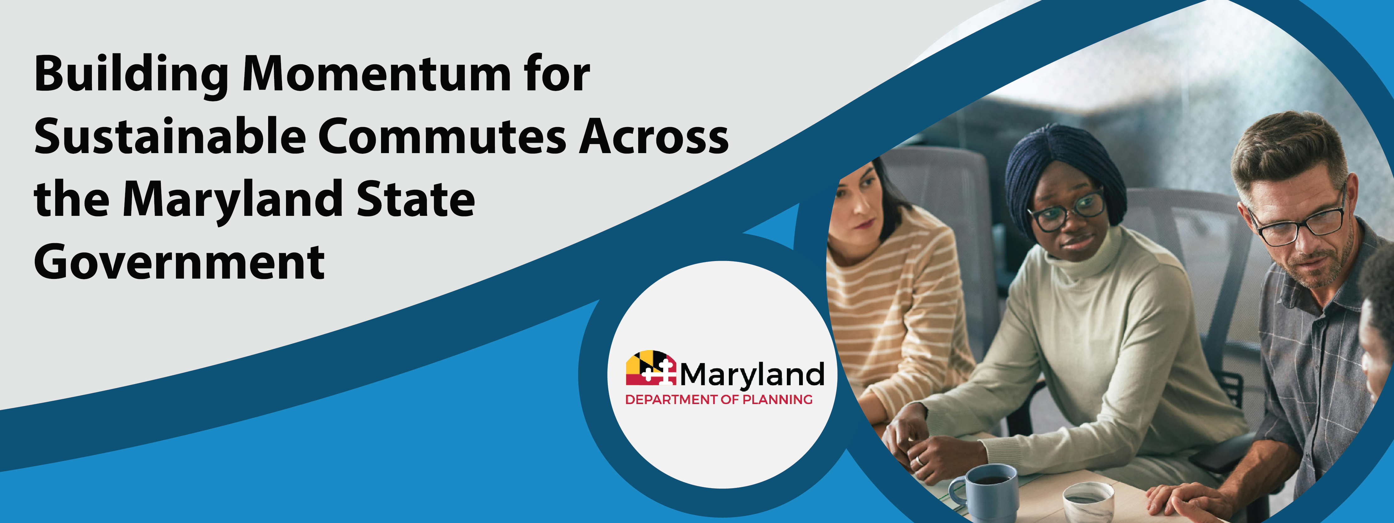 Rotator Image showing the title of the Super Spotlight article on the Maryland Department of Planning. Includes the MDP logo.