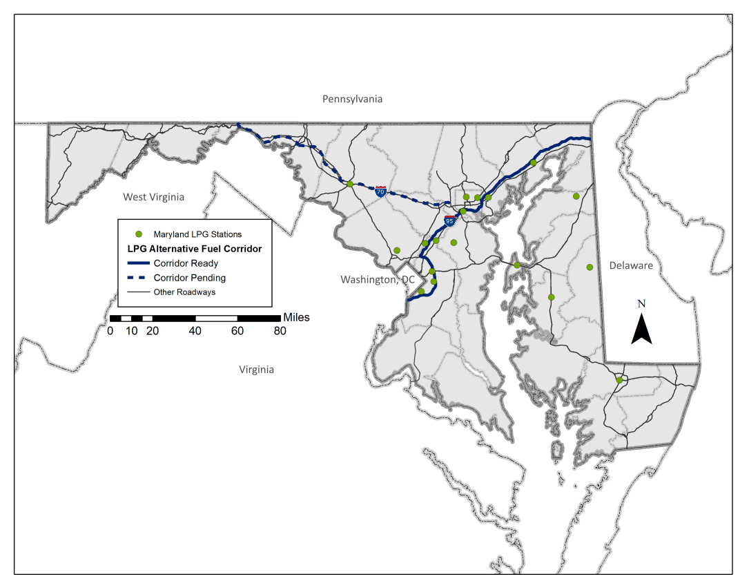 Alternative Fuel Corridors Map