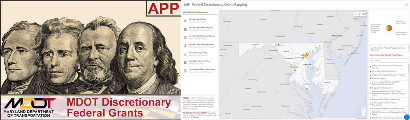 Federal Discretionary Grants Interactive Map Application