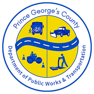 Prince George's County Maryland Department of Public Works and Transportation logo